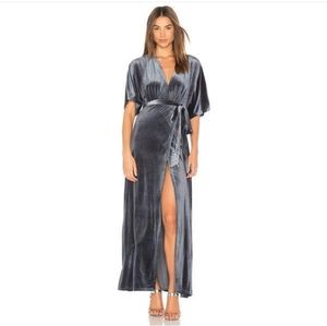 Dreamer Velvet wrap dress